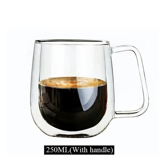 Double-Walled Glass Mugs