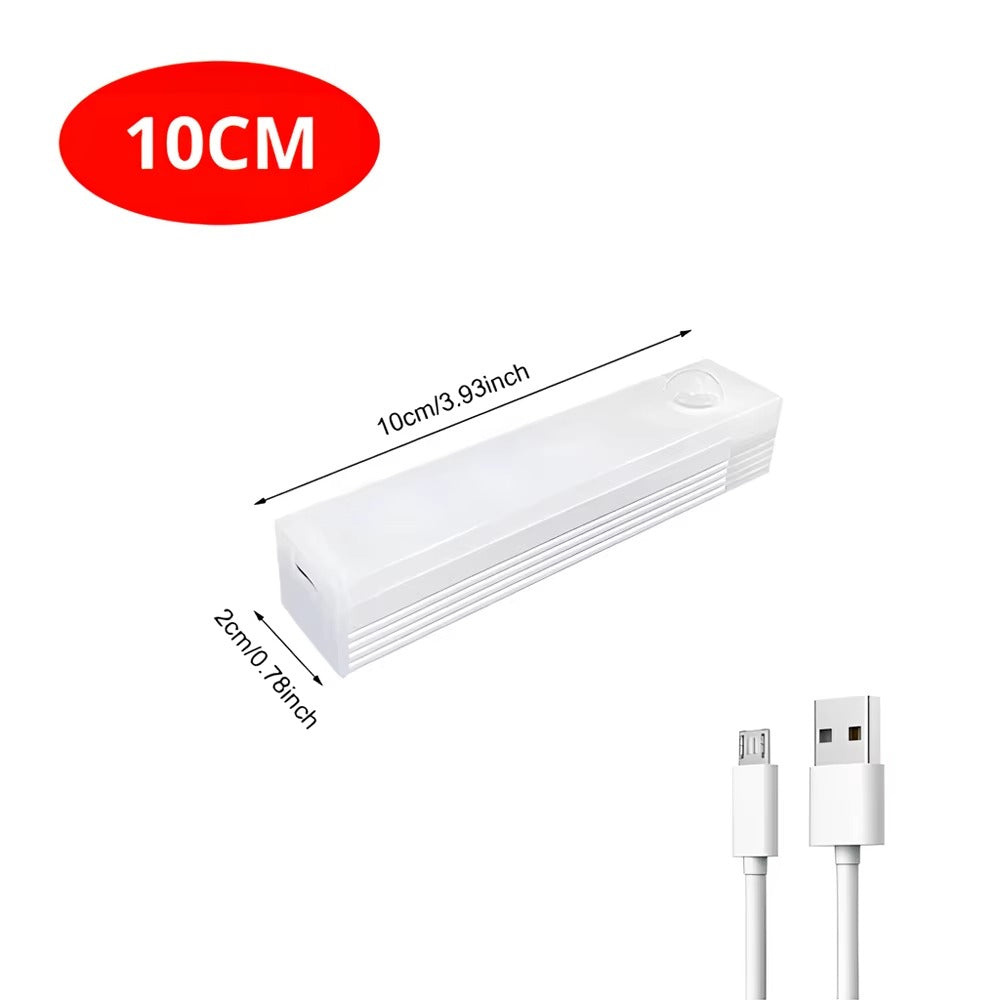 Smart Motion Sensor LED Night Light - Rechargeable Magnetic Strip