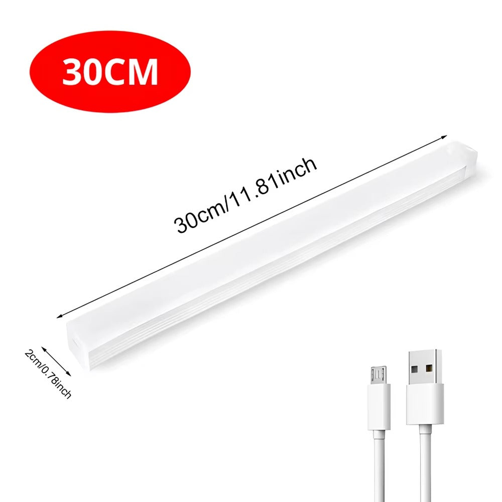 Smart Motion Sensor LED Night Light - Rechargeable Magnetic Strip