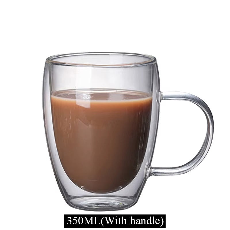 Double-Walled Glass Mugs