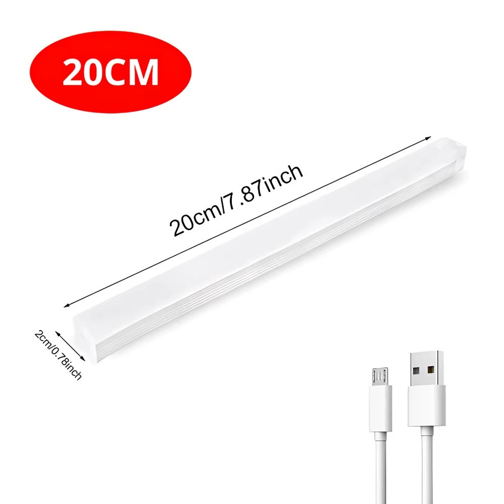 Smart Motion Sensor LED Night Light - Rechargeable Magnetic Strip